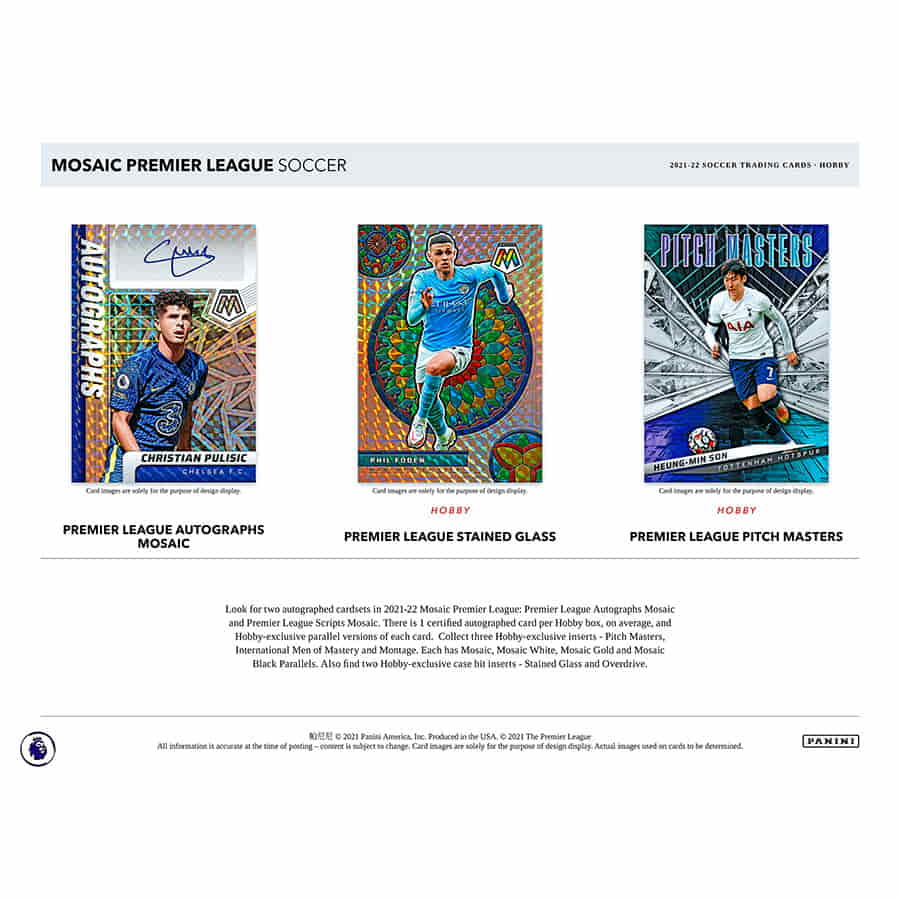 SOCCER 21-22 Panini Mosaic English Premier League Hobby Box