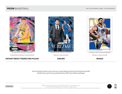 NBA 2024/25 Panini Prizm Basketball Retail Box