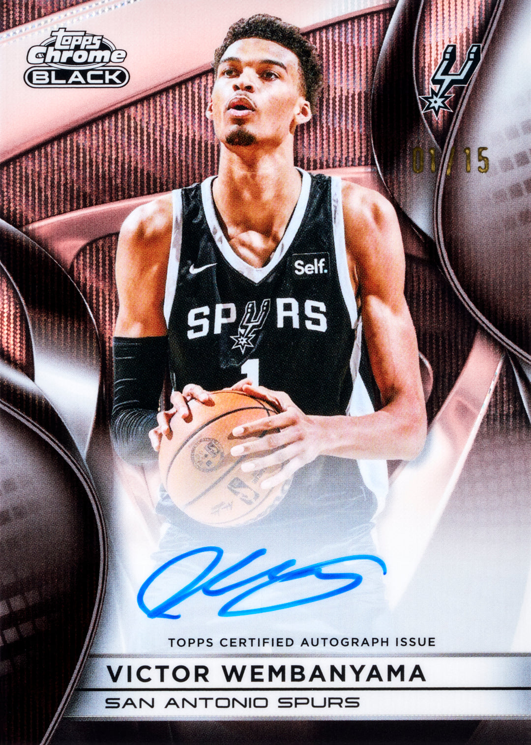 NBA Topps Chrome Black Basketball 2025-26 - Hobby Box