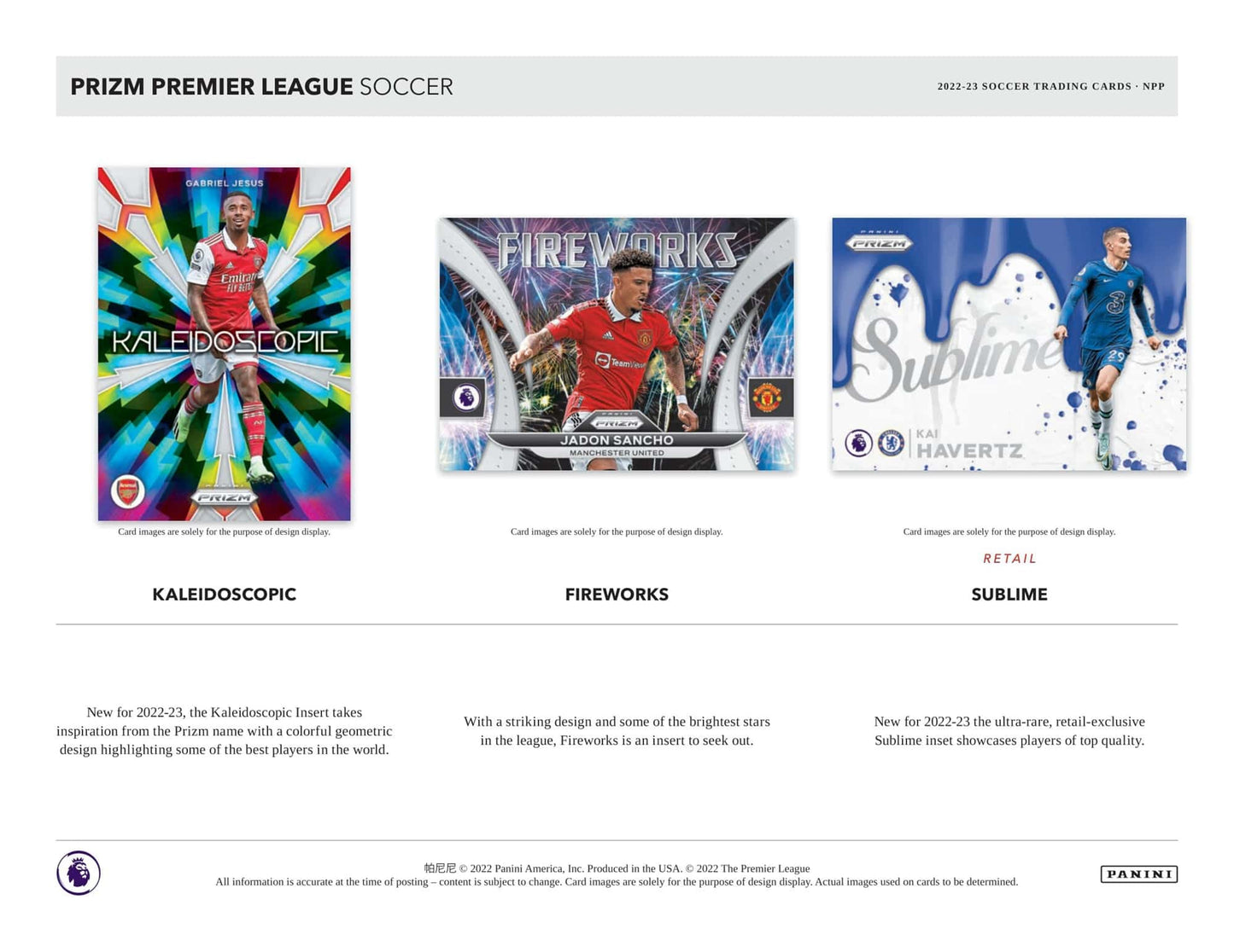 SOCCER 2022-23 prizm EPL retail box