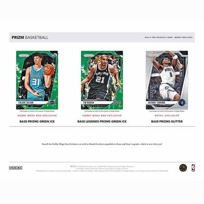 NBA 2024-25 Prizm Basketball Cards - Hobby Mega Box