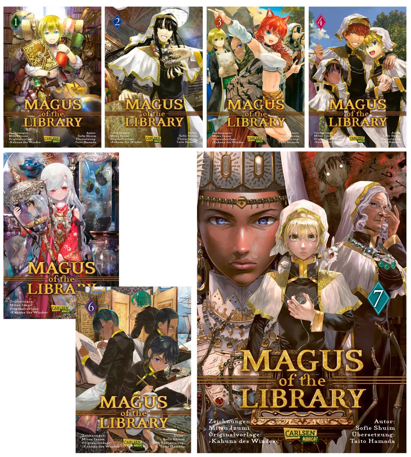 MANGA Magus of the Library Band 1-7