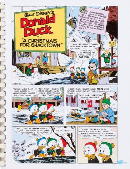 BARKS LITHOGRAPHIE Gifts for Shacktown Mini Lithograph (1991) (Signed Limited Edition,595 Ex)