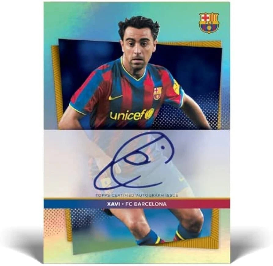 Barcelona 2021-22 TOPPS BOX Offizielles Team-Set