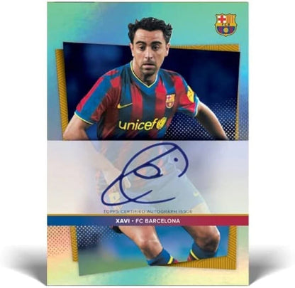 Barcelona 2021-22 TOPPS BOX Offizielles Team-Set