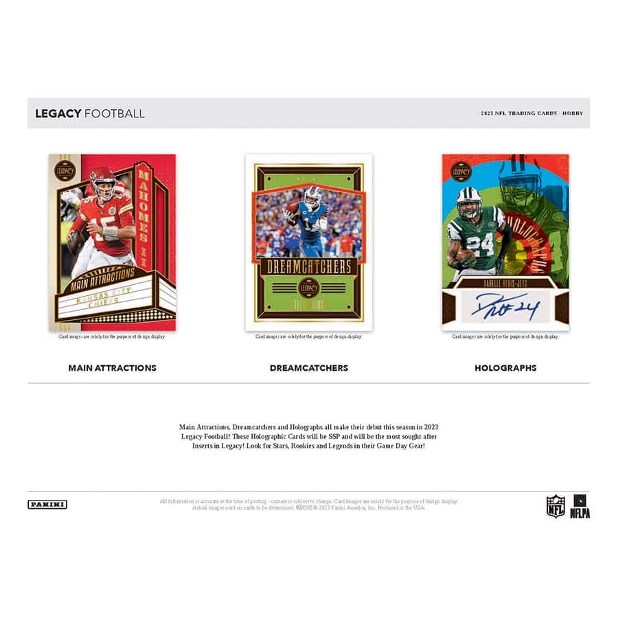 NFL 2023 Panini Legacy Football Hobby box