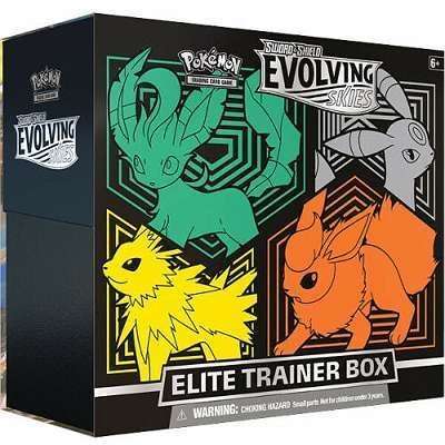 POKEMON Evolving Skies (Drachenwandel TTB) Elite Trainer Box ETB EN