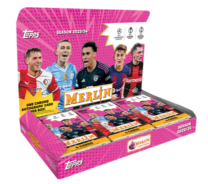 SOCCER Topps 2023-24 UCC Merlin - Hobby Box  Lamine Yamal