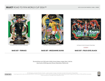 2025-26 Panini Road to FIFA World Cup Soccer Box (3 Auto/Memo)