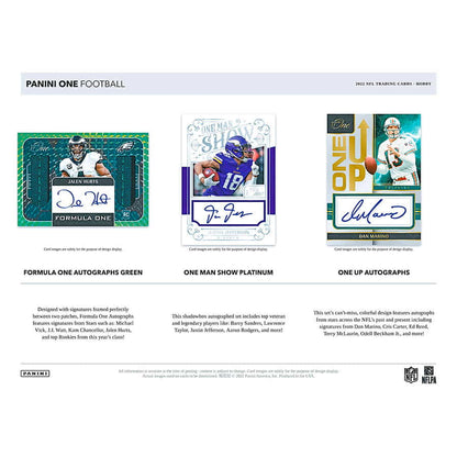 NFL 2022 Panini One Football Hobby Box