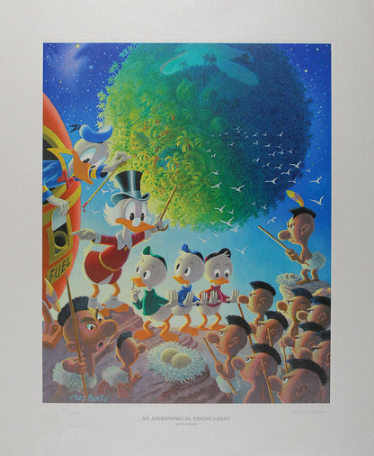 BARKS LITHOGRAPHIE  An Astronomical Predicament (Signed Limited Edition, 345 Ex)
