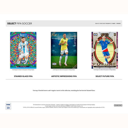 SOCCER 2024-25 Panini Select FIFA Hobby Box (3 Auto/Memo)