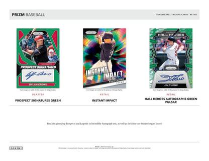 MLP 2024 Panini Prizm Baseball Mega Box (1) AUTOGRAPH