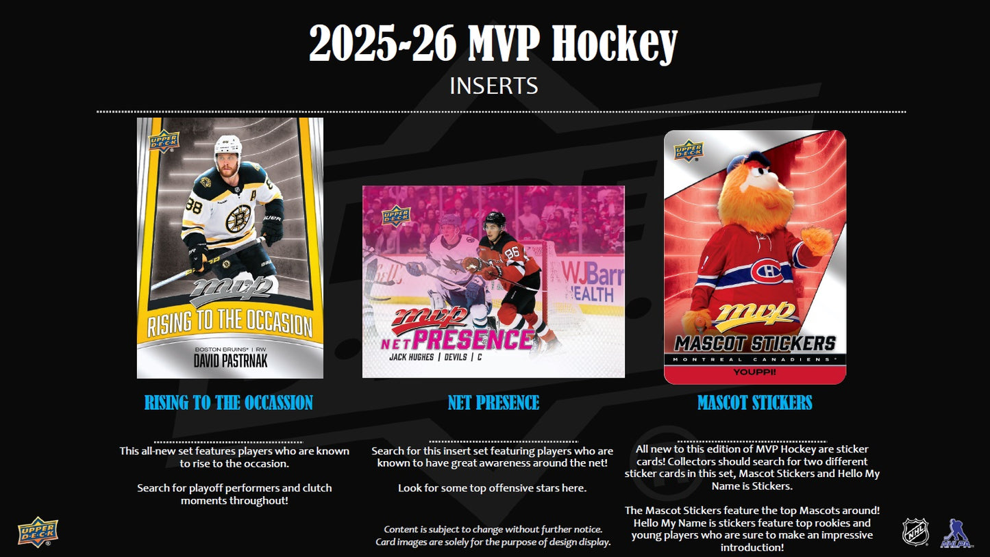 NHL 2025-26 MVP Hockey Blaster Box