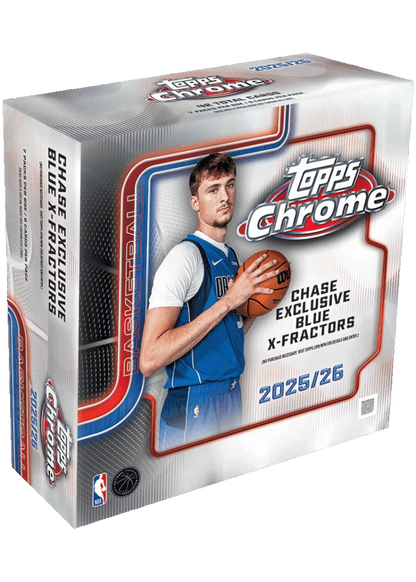 NBA 2025-26 Topps Chrome Basketball Mega Box