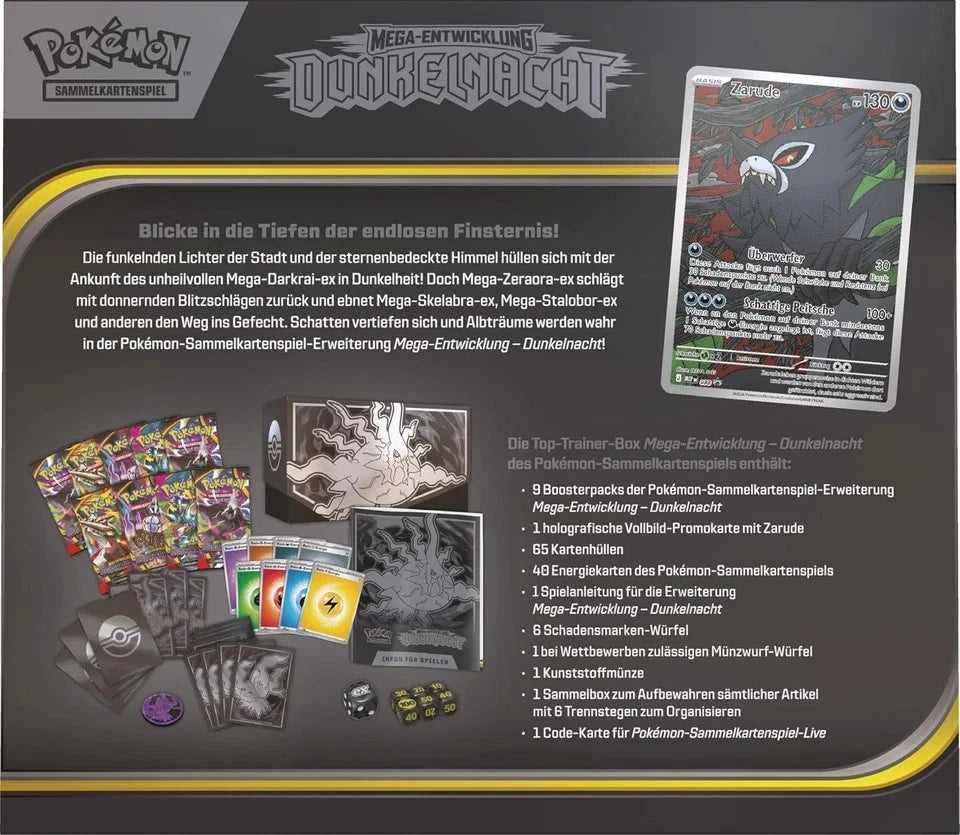 Pokemon Dunkelnacht Top Trainer Box DE