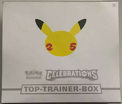 POKEMON 25 Jahre Pokemon Celebrations Top Elite Trainer Box DE