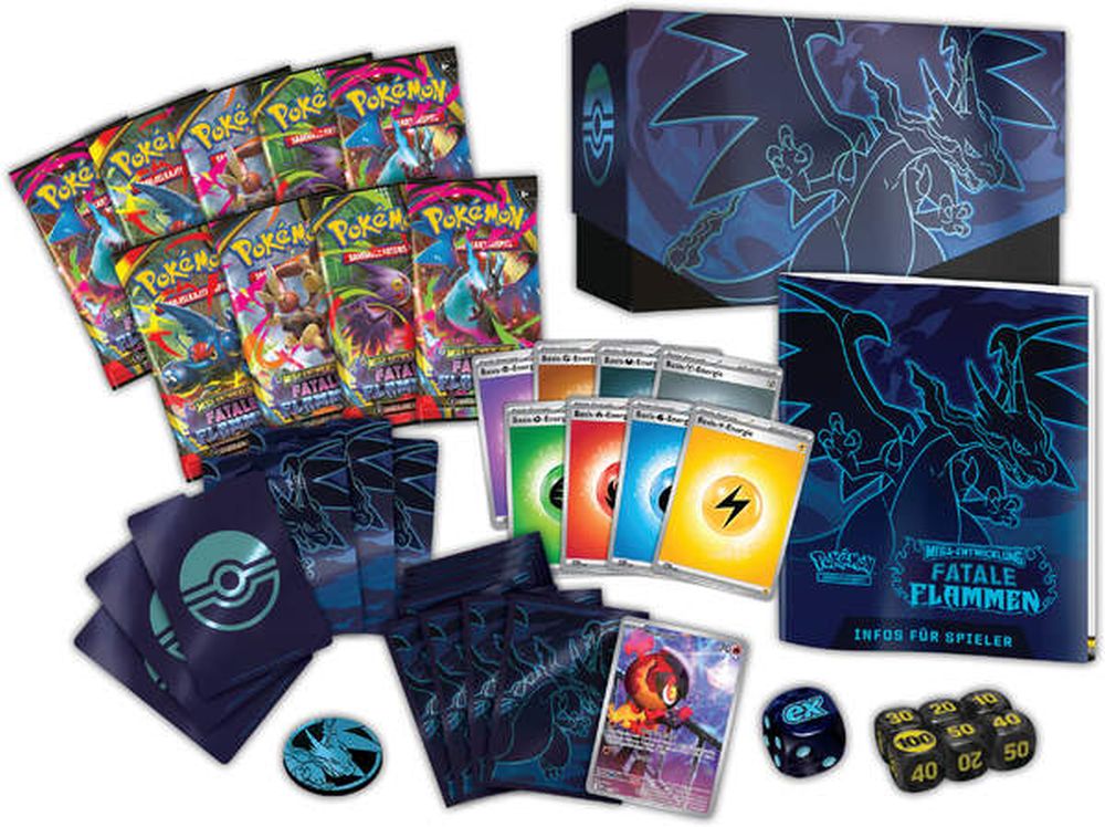 POKEMON Mega-Entwicklung: Fatale Flammen Top Trainer Box DE