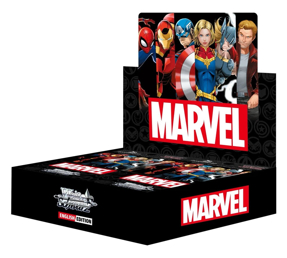 Weiß/Schwarz Marvel Cards / Karten Booster box mit 16 Packs JP