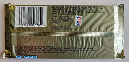 NBA 1993/94 Fleer Jam Session Premiere Edition 3 Packs