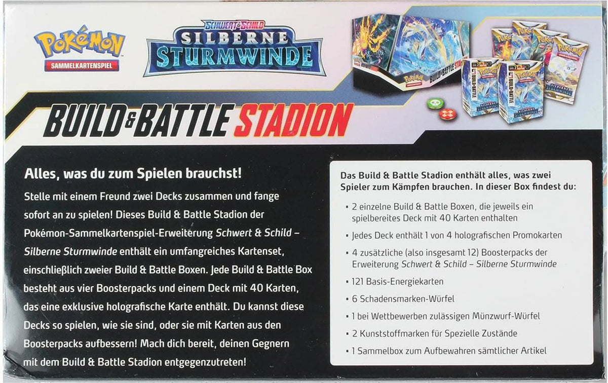 POKEMON Build & Battle Stadion Schwert & Schild – Silberne Sturmwinde DE