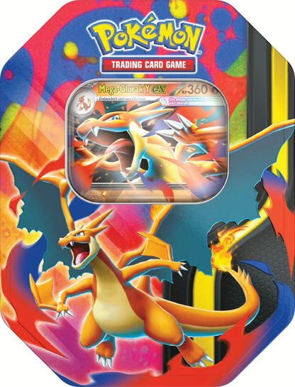 POKEMON Tin Box Mega Glurak X Und Y Bundle Deutsch