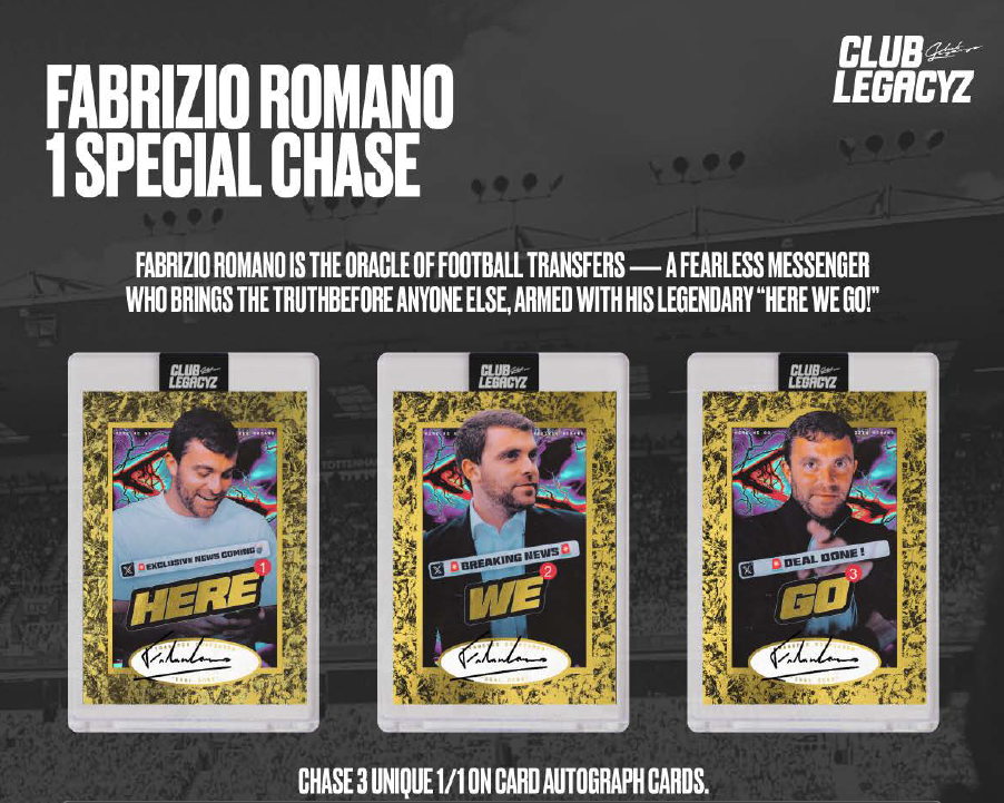 SOCCER Club Legacyz Icons 2nd Edition Football Cards Display (6 Boxes) - EN