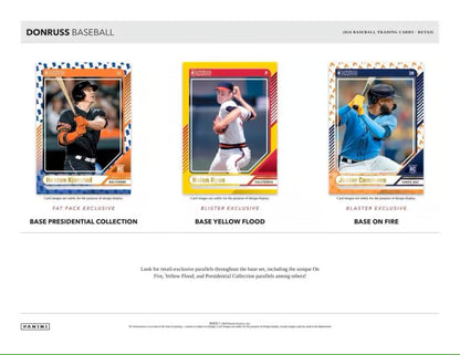 Panini Donruss Baseball 2024 Blaster Box (Auto oder Memo)