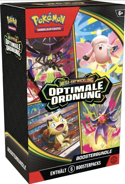 POKEMON Optimale Ordnung 6er Booster Display Bundle DE