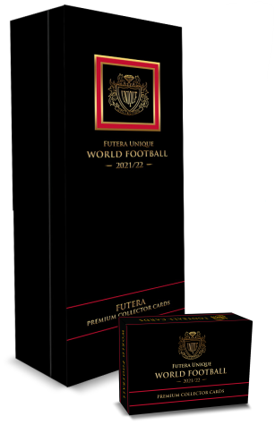SOCCER Futera Unique world football 2021-22 box