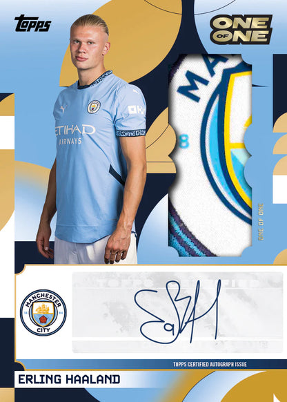 SOCCER Topps Manchester City FC Team Set 2024/25 (1 auto or relic)