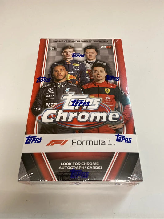 F1  2022 Topps Chrome Formula 1 racing box (18/4) HOBBY