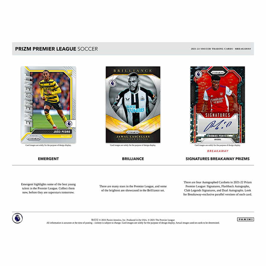 SOCCER 21-22 panini prizm english premiere league breakaway hobby box