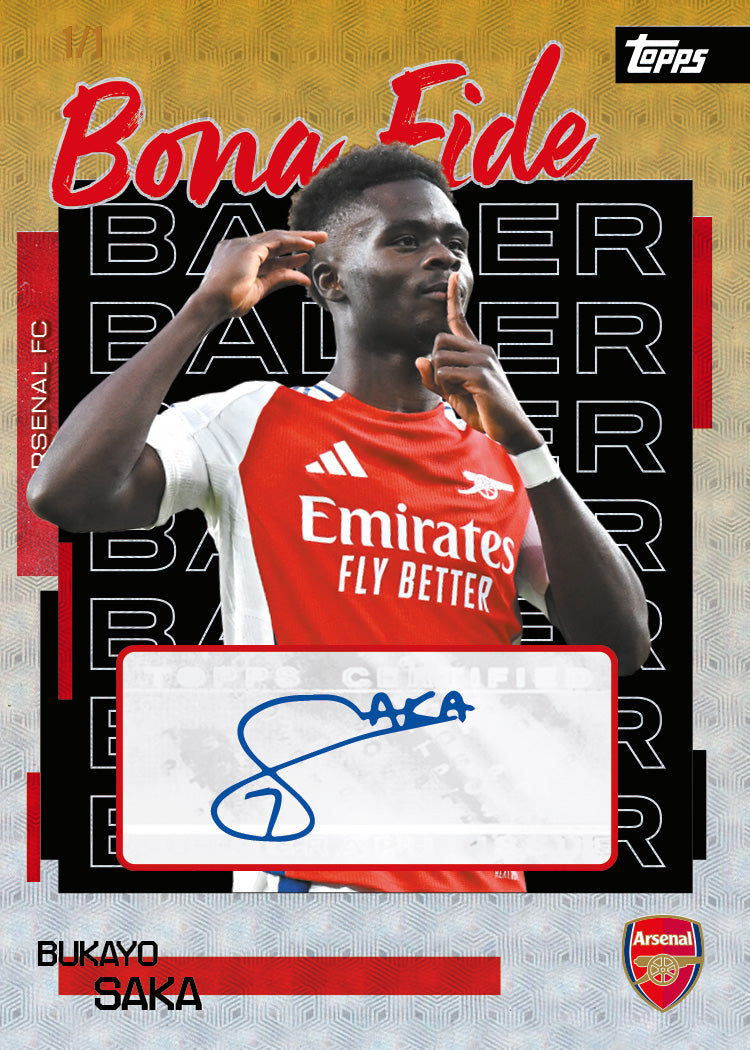 Arsenal 2025/26 Topps Team Set