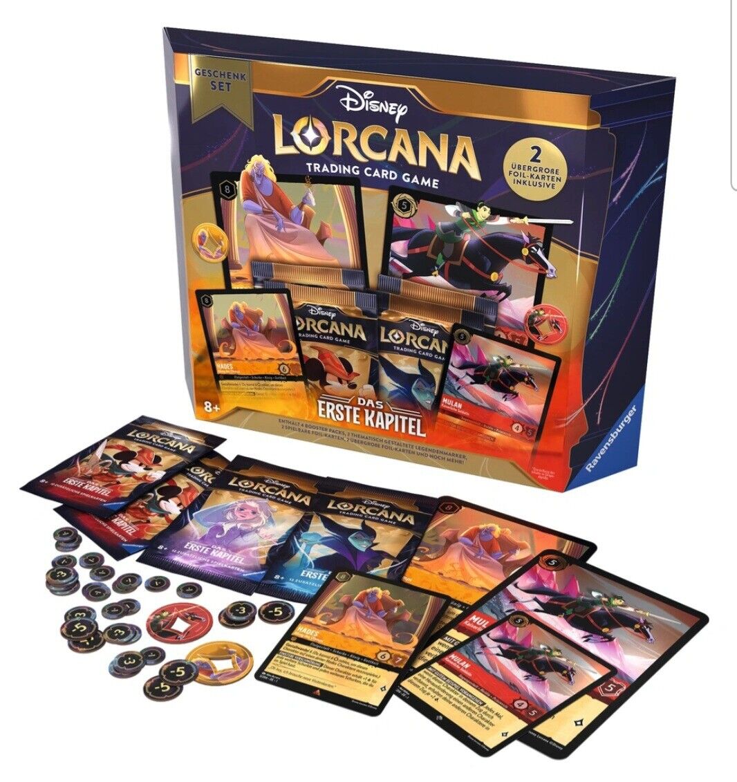 DISNEY lorcana geschenk set - das erste kapitel DE