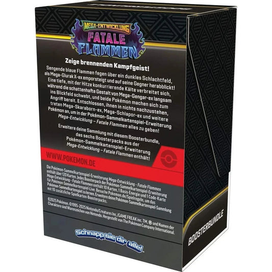 POKEMON Mega-Entwicklung Fatale Flammen Booster Bundle DE