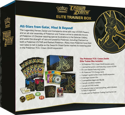 POKEMON Crown Zenith elite trainer box EN