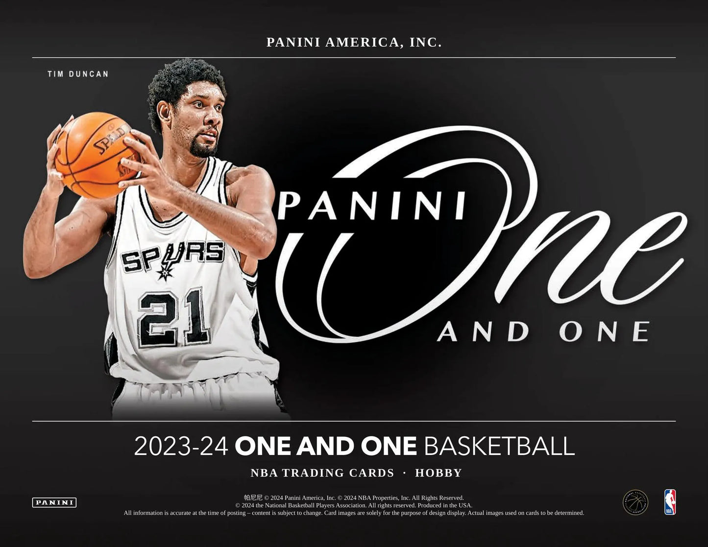 NBA 2023-24 Panini One and One Basketball Hobby Box