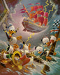 BARKS LITHOGRAPHIE  Afoul of the Flying Dutchman (Signed Limited Edition, 345 Ex)