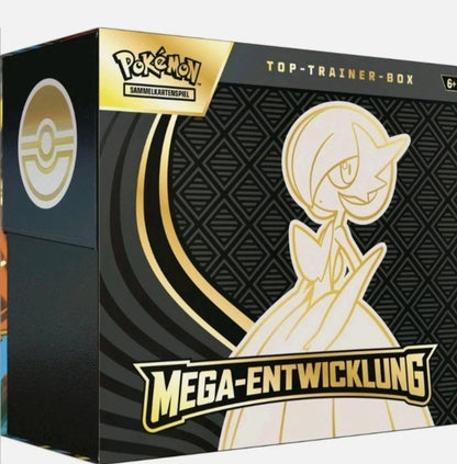 Pokemon Mega Entwicklungen Lucario+ Guardevoir Top Trainer Box Bundle DE