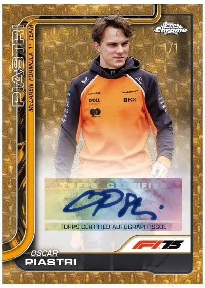 F1 Topps Formula One Chrome 2025 Blaster Box