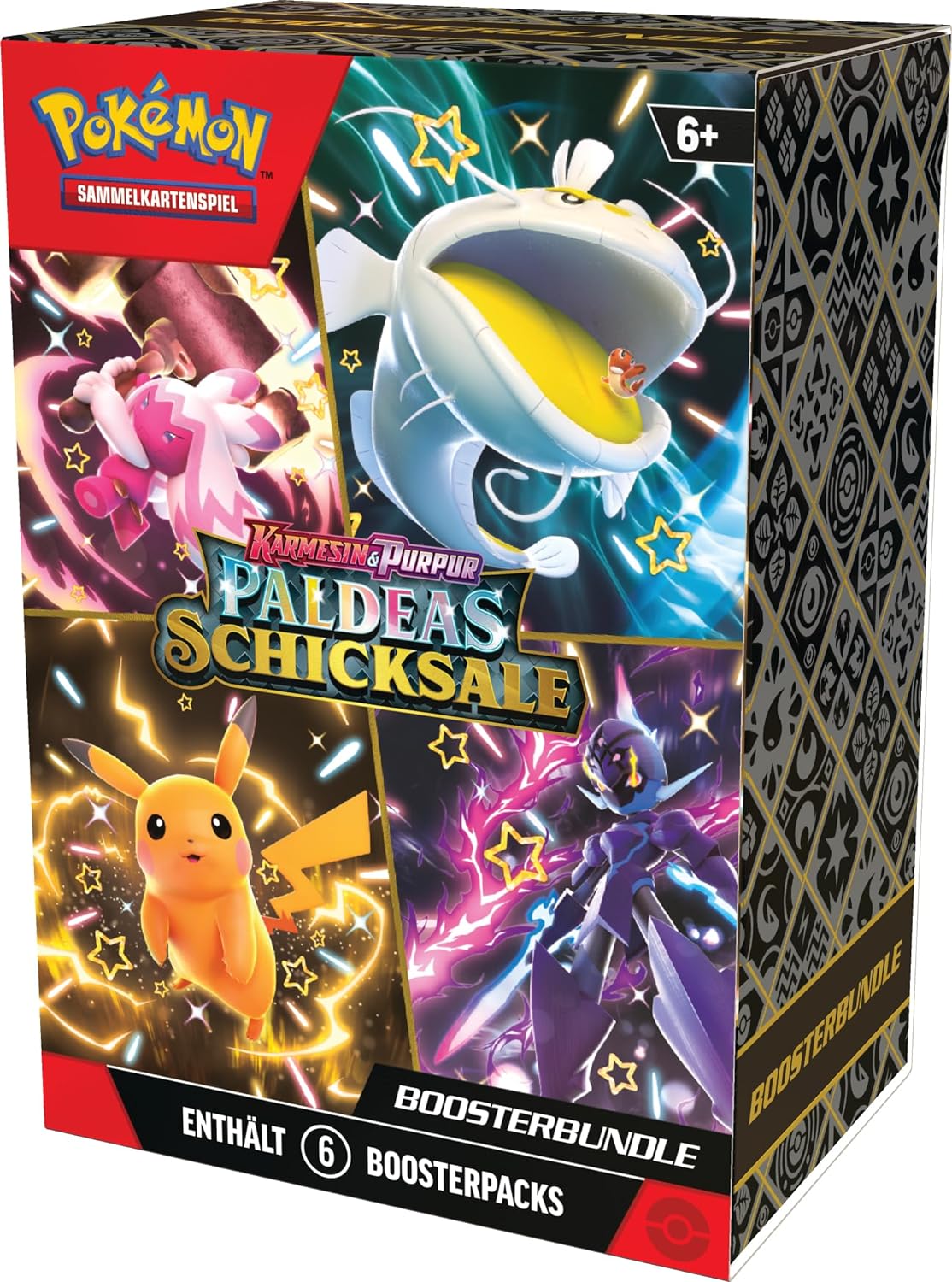 POKEMON 10x Paldeas Schicksale 6er Booster Bundle Deutsch in einer Box