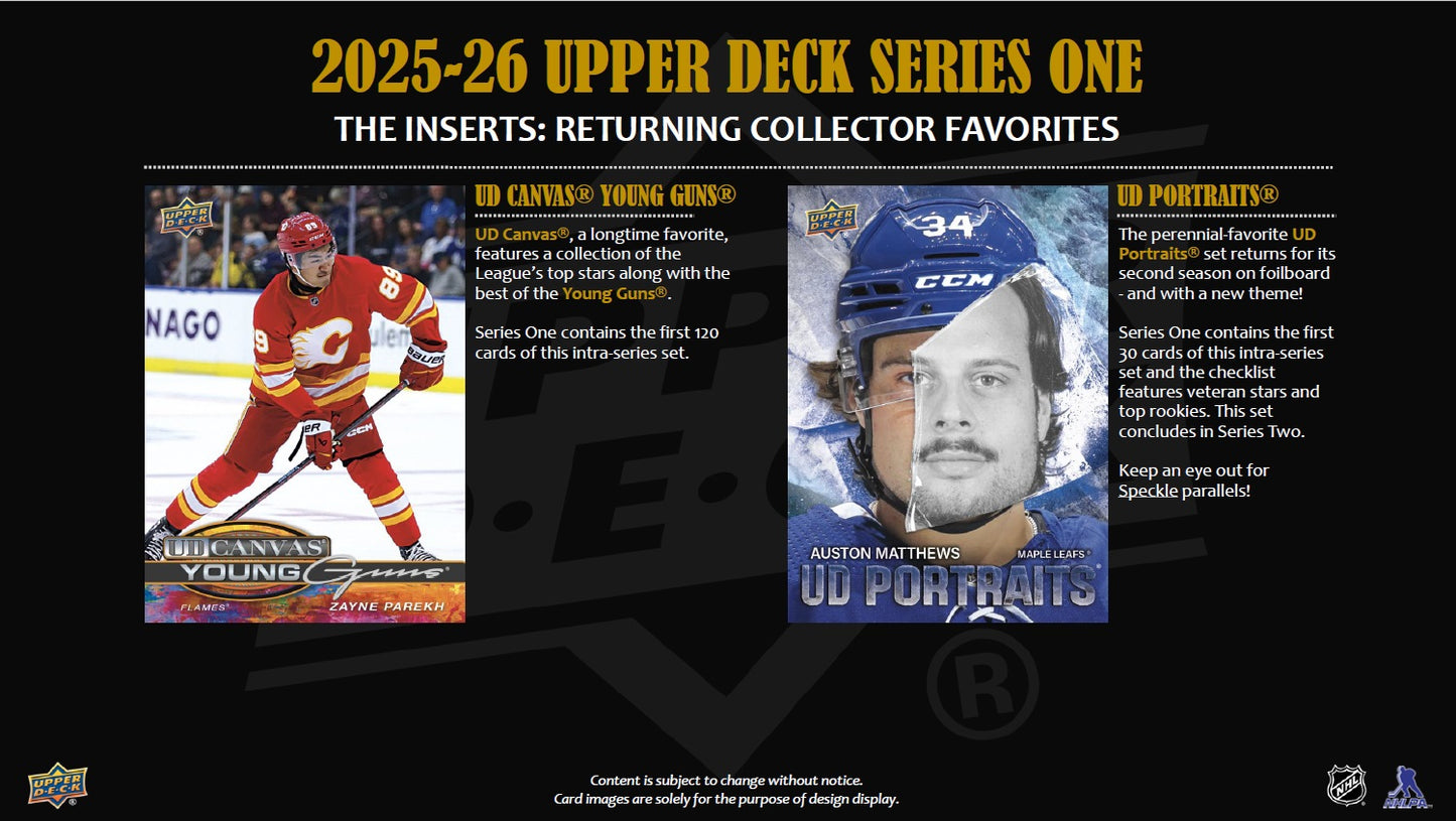 NHL 2025-26 Upper Deck I Hockey Blaster Box