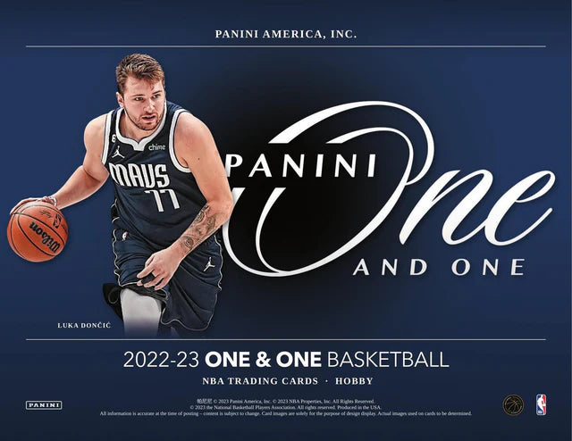 NBA 2022-23 Panini One and One basketball hobby box