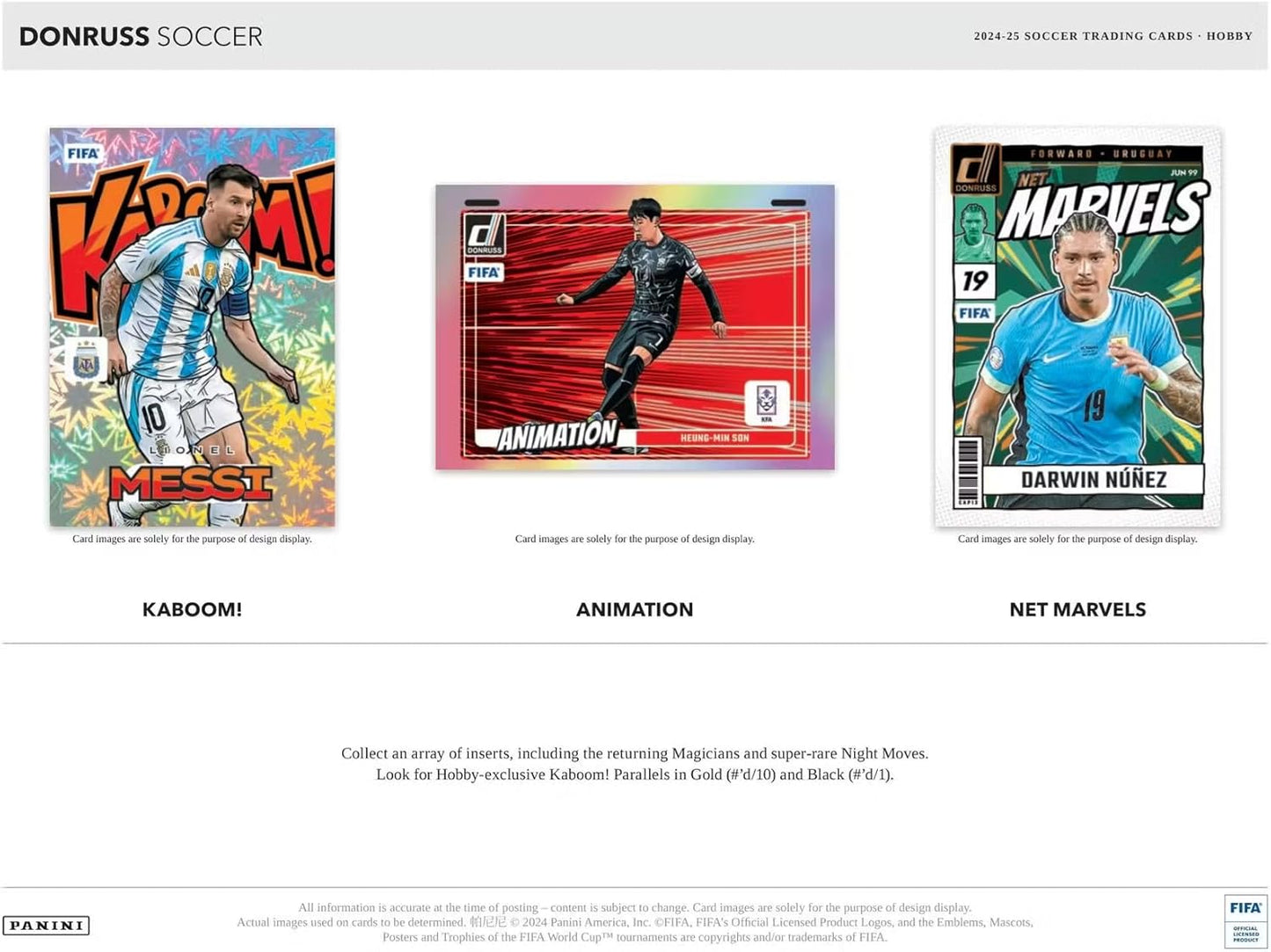 SOCCER 2024-25 Donruss Cards Hobby Box (2 Auto / Memo)