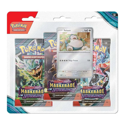 POKEMON Maskerade im Zwielicht 3-Pack (beide Motive, im Set) DE