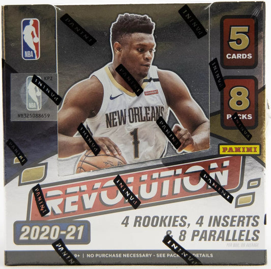 NBA 2020-21 panini revolution basketball hobby box