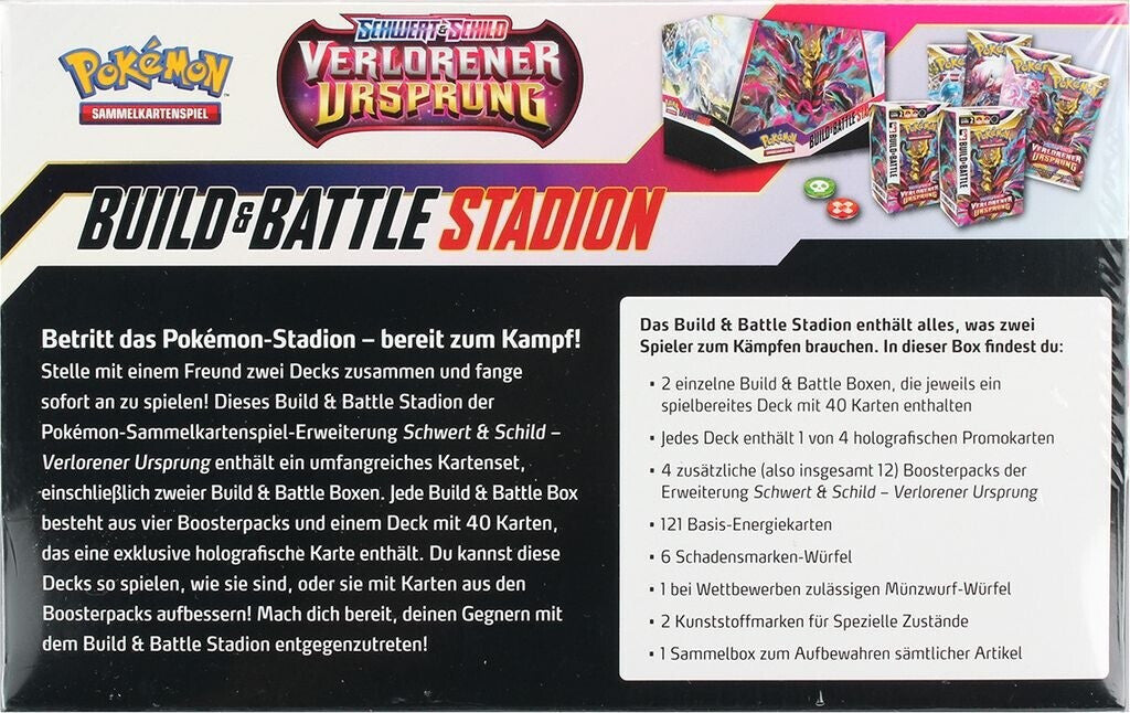 POKEMON Schwert & Schild – Verlorener Ursprung Build & Battle Box DE