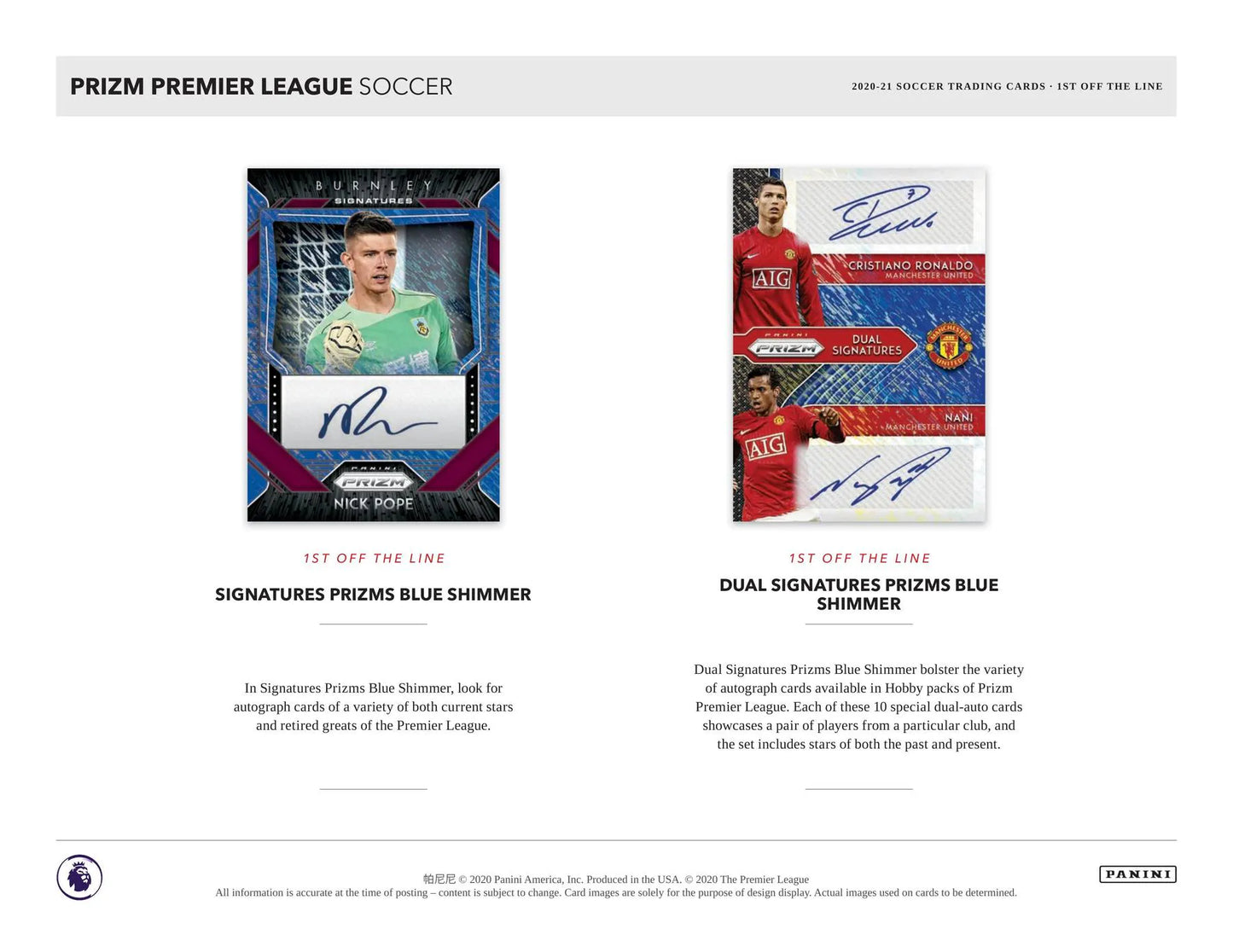 SOCCER 2020-21 Panini Prizm EPL Hobby Box