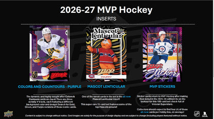 NHL 2026-27 Hockey MVP (Hobby) Box